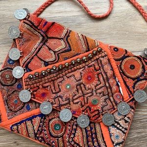 Gypsy05 Embellished Boho Purse